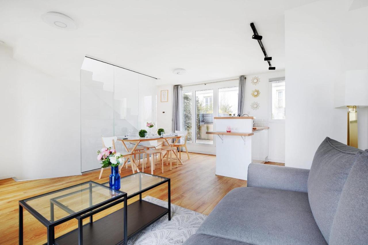 Apartamento Exceptional Triplex With Terrace - Montmartre París Exterior foto