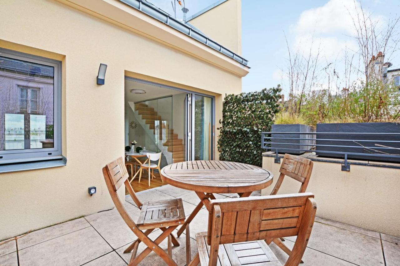 Apartamento Exceptional Triplex With Terrace - Montmartre París Exterior foto