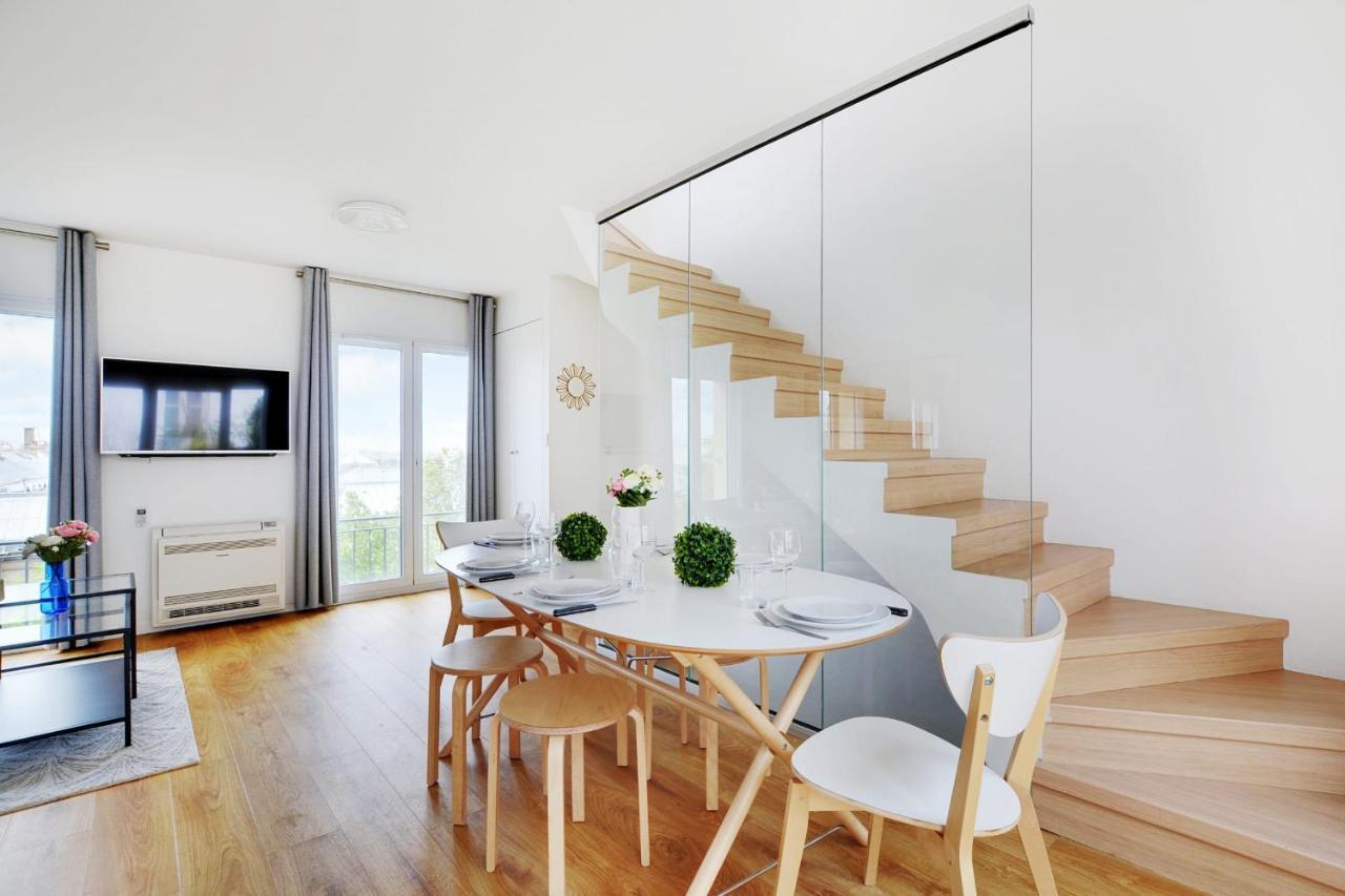 Apartamento Exceptional Triplex With Terrace - Montmartre París Exterior foto