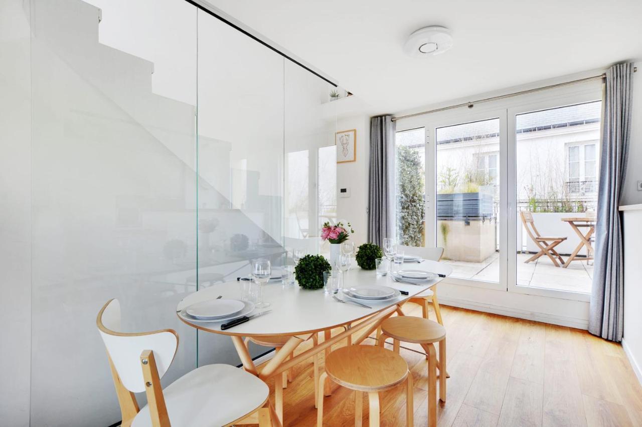 Apartamento Exceptional Triplex With Terrace - Montmartre París Exterior foto
